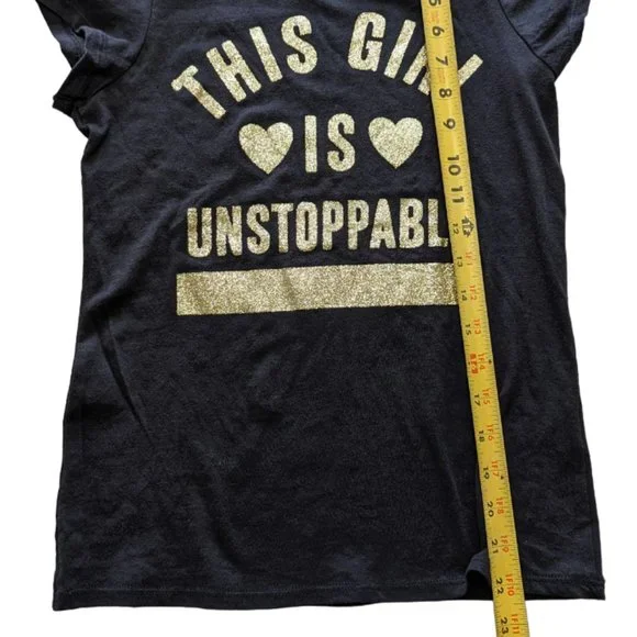 NWT Girls Children's Place Tee This Girl Is Unstoppable Size L (10/12) - Picture 3 of 8